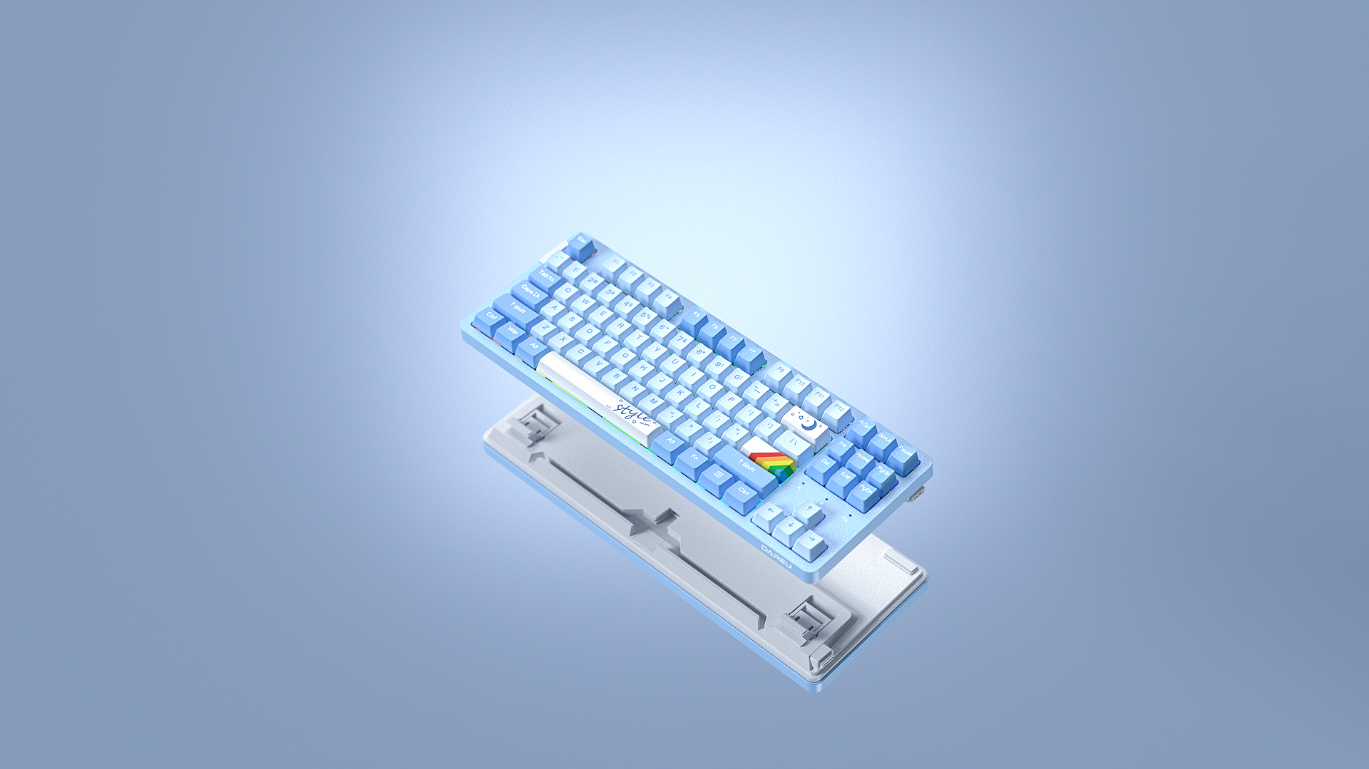 Daryou，keyboard，Customization，Color matching，Mechanical keyboard，Hot plug，RGB，