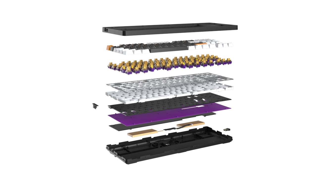 Daryou，keyboard，Customization，Color matching，Mechanical keyboard，Hot plug，RGB，