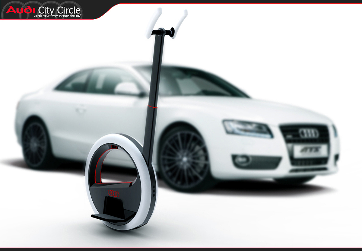 Reprint，traffic，Single，Balance car，audi，