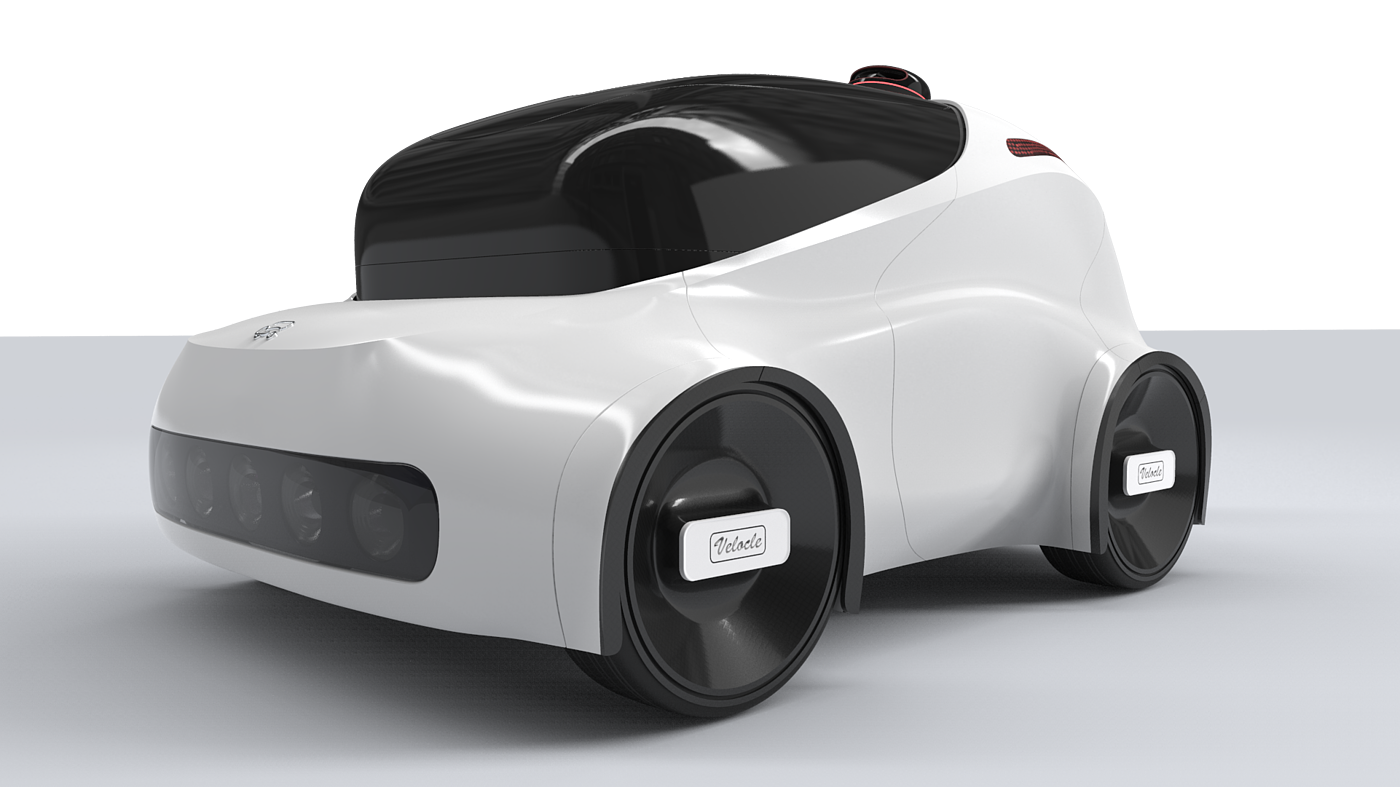 contactless delivery，Unmanned vehicle，Sense of science and technology，