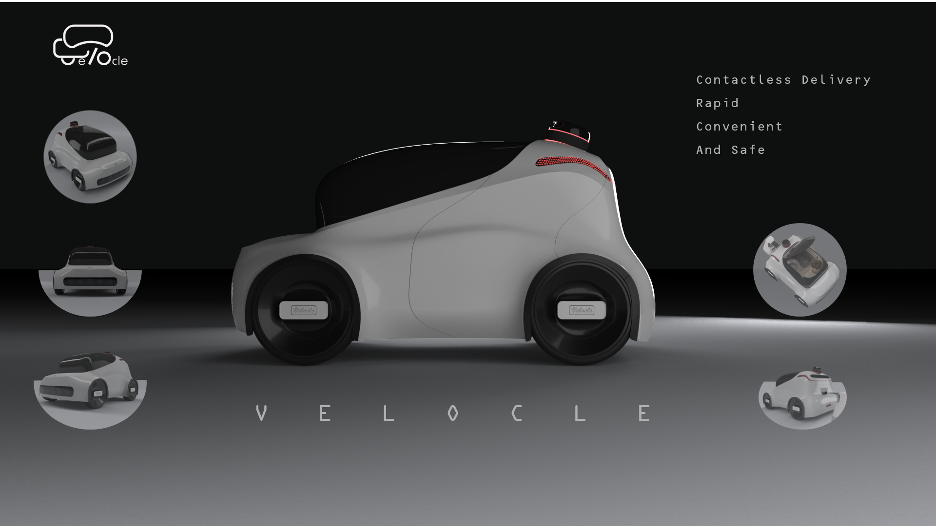 contactless delivery，Unmanned vehicle，Sense of science and technology，