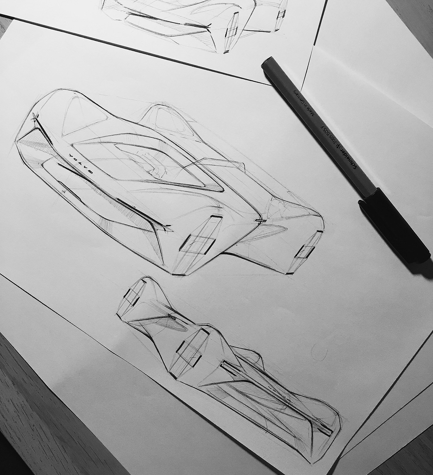 Reprint，automobile，Hand drawn，concept，