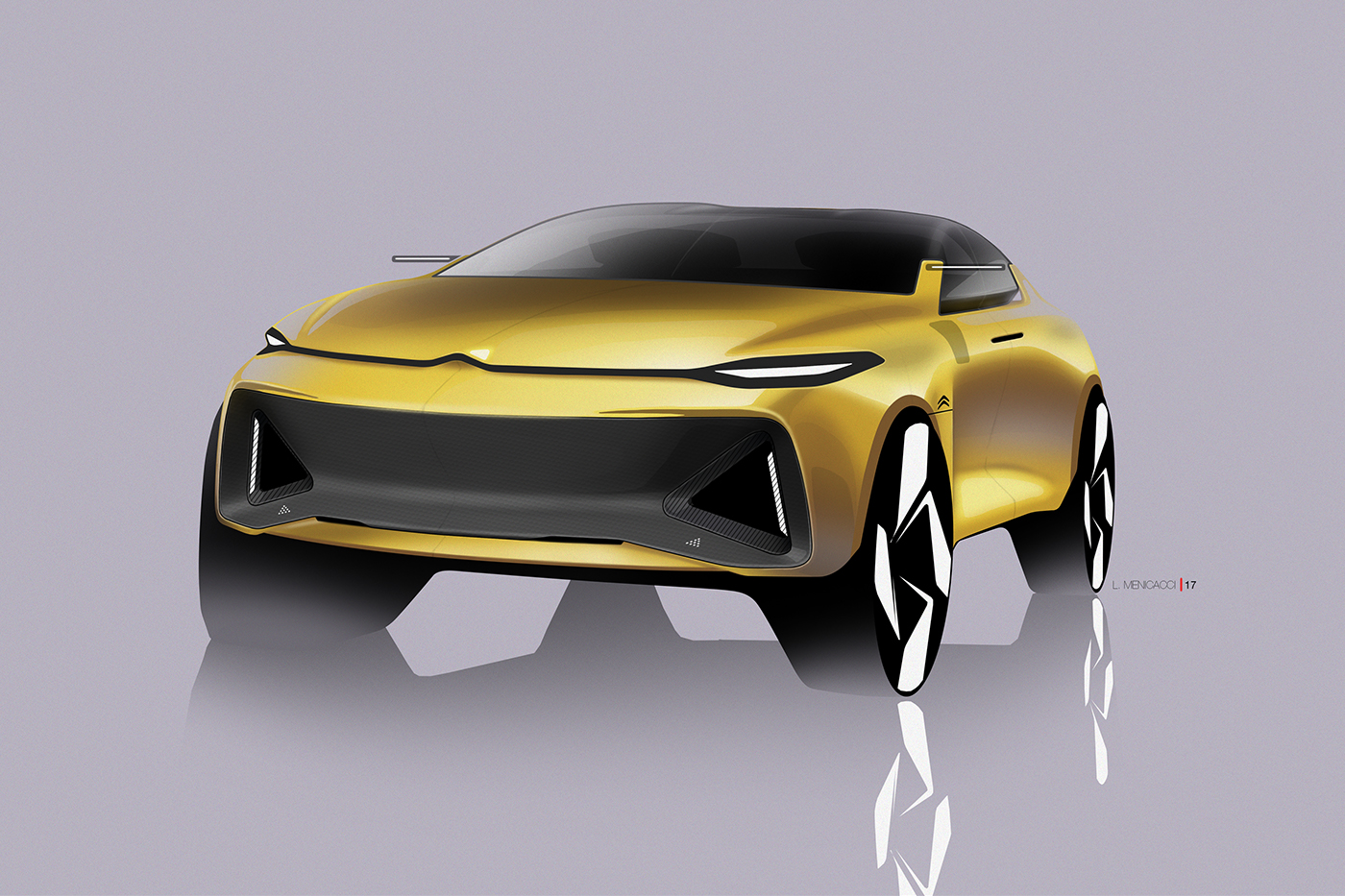 Reprint，automobile，Hand drawn，concept，