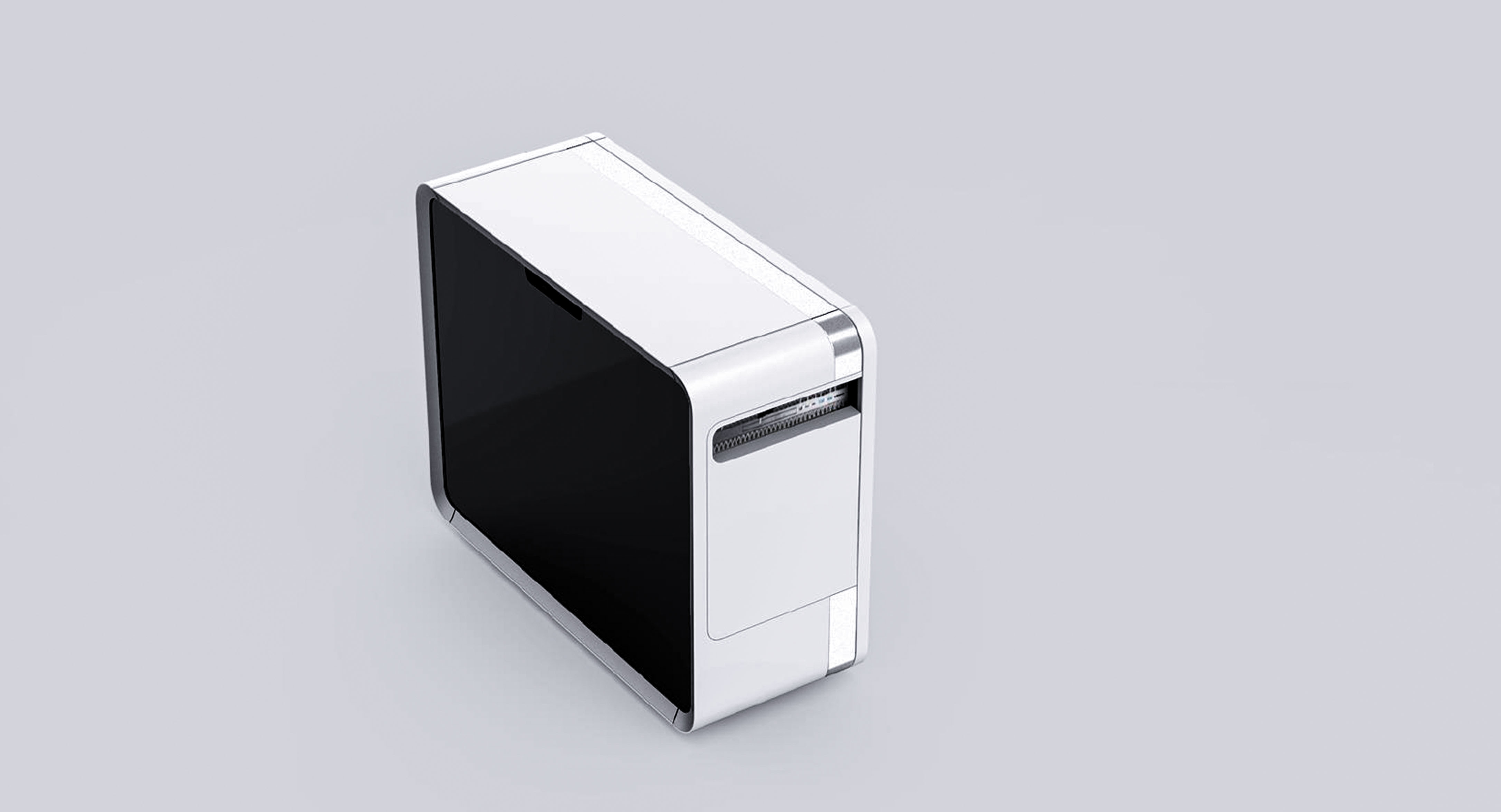 可更换板块为匹配不同医疗机箱的简约外观设计