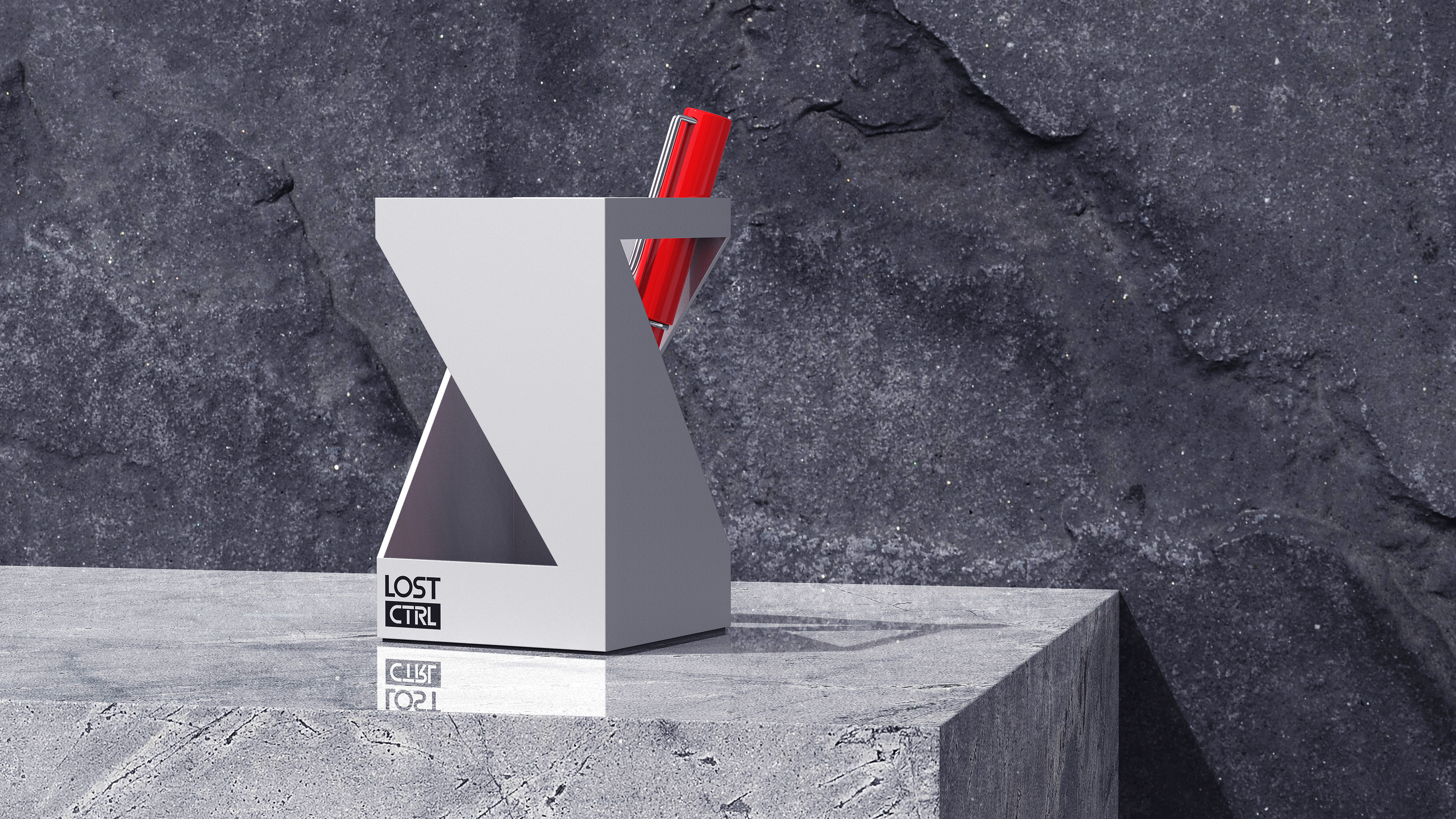 LOST CTRL，Aluminum alloy pen holder，