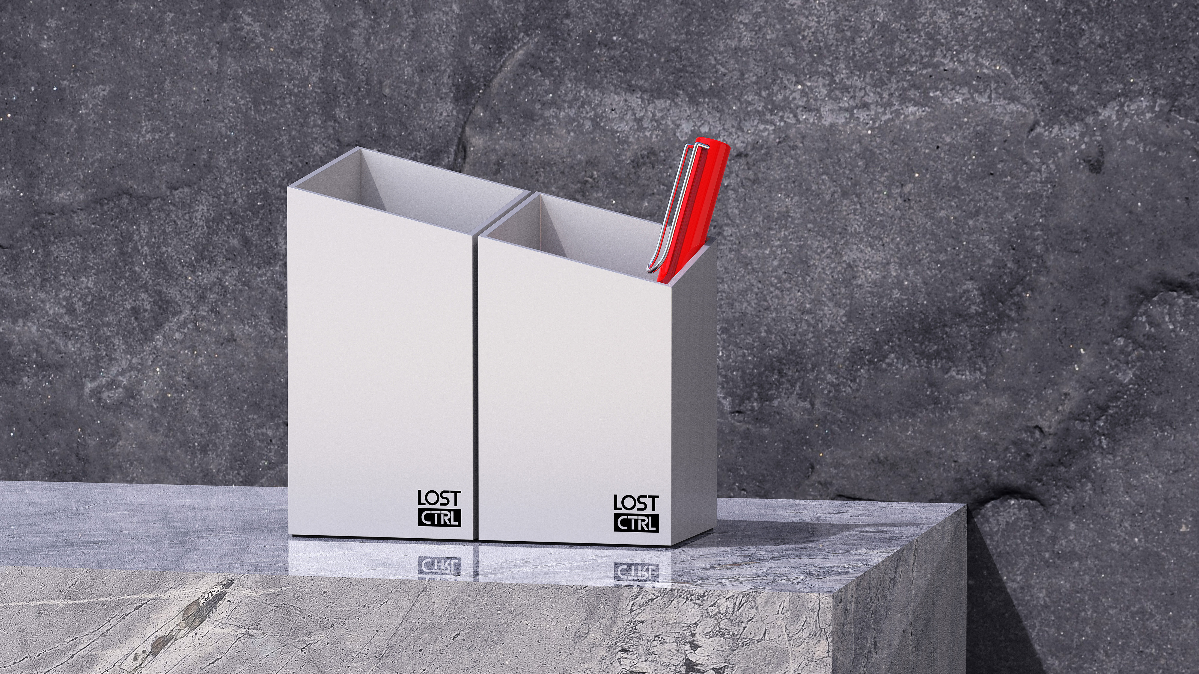 LOST CTRL，Aluminum alloy pen holder，