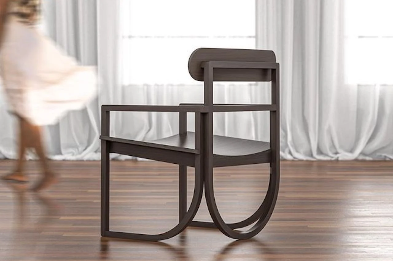 chair，Arched chair，Design，industrial design，Home Furnishing，