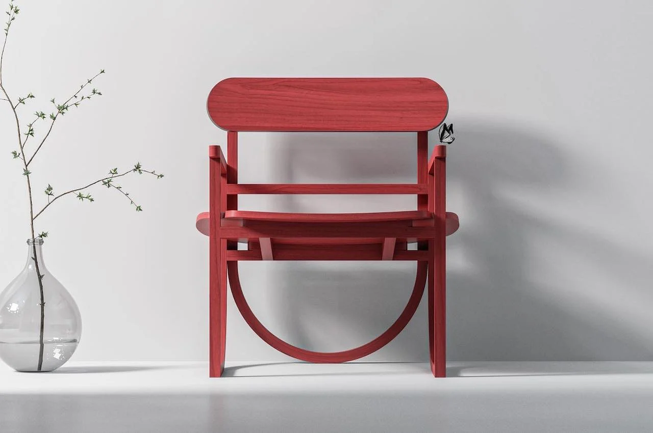 chair，Arched chair，Design，industrial design，Home Furnishing，