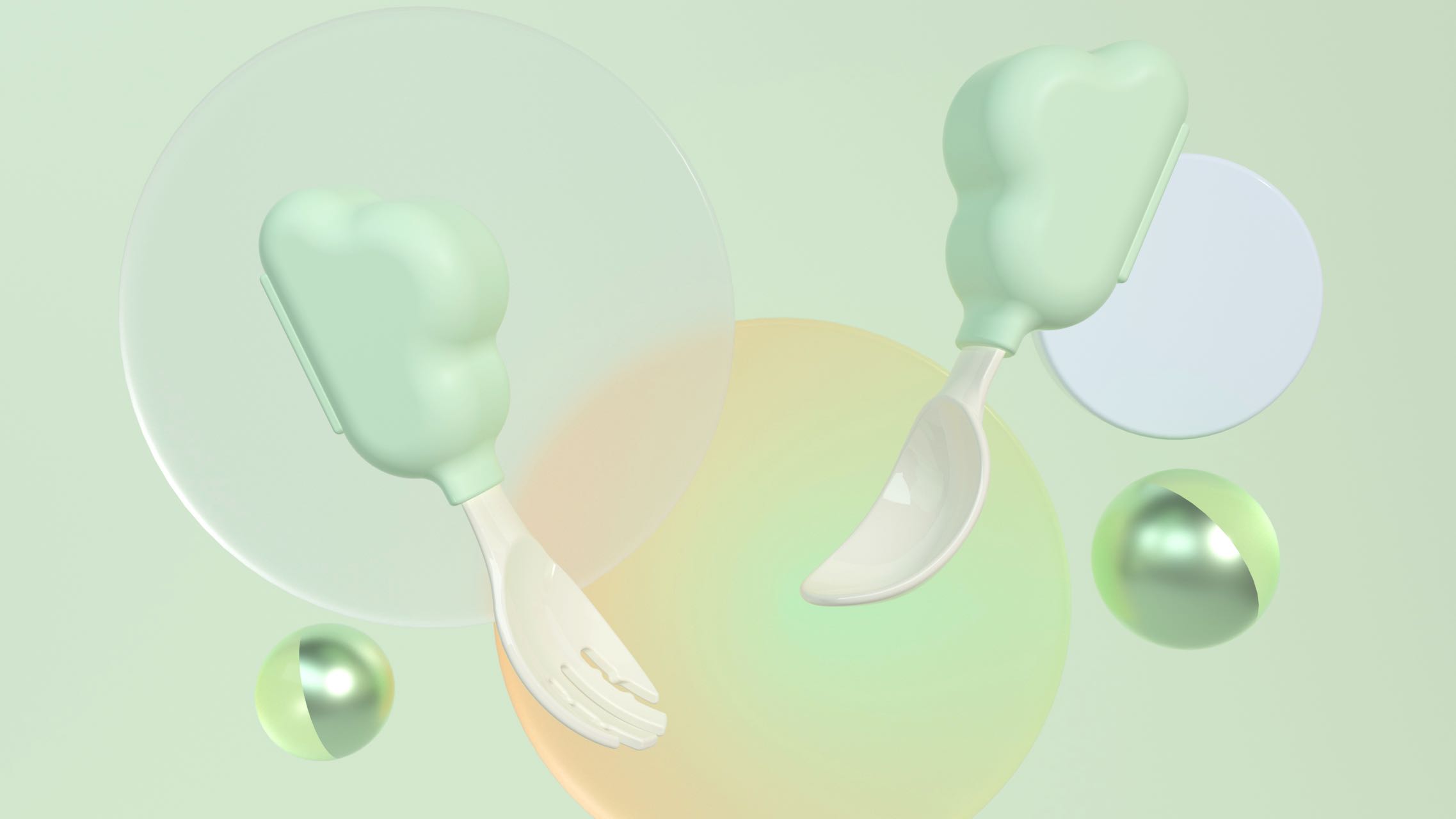 bowl，children，Mother and baby，Lunch box，baby，cloud，Fork spoon，