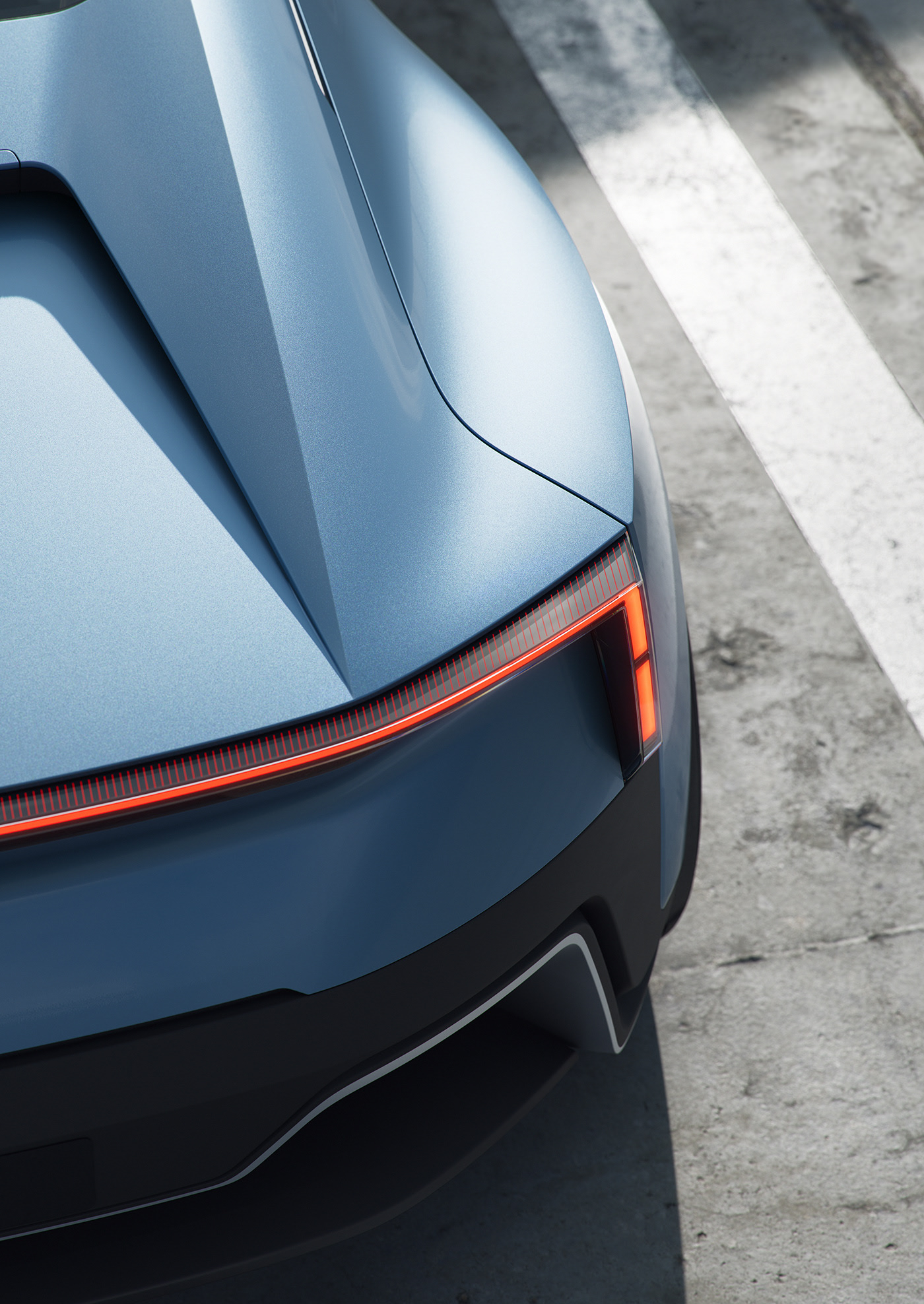 polestar，Sports car，Electric，Automobile design，blue，