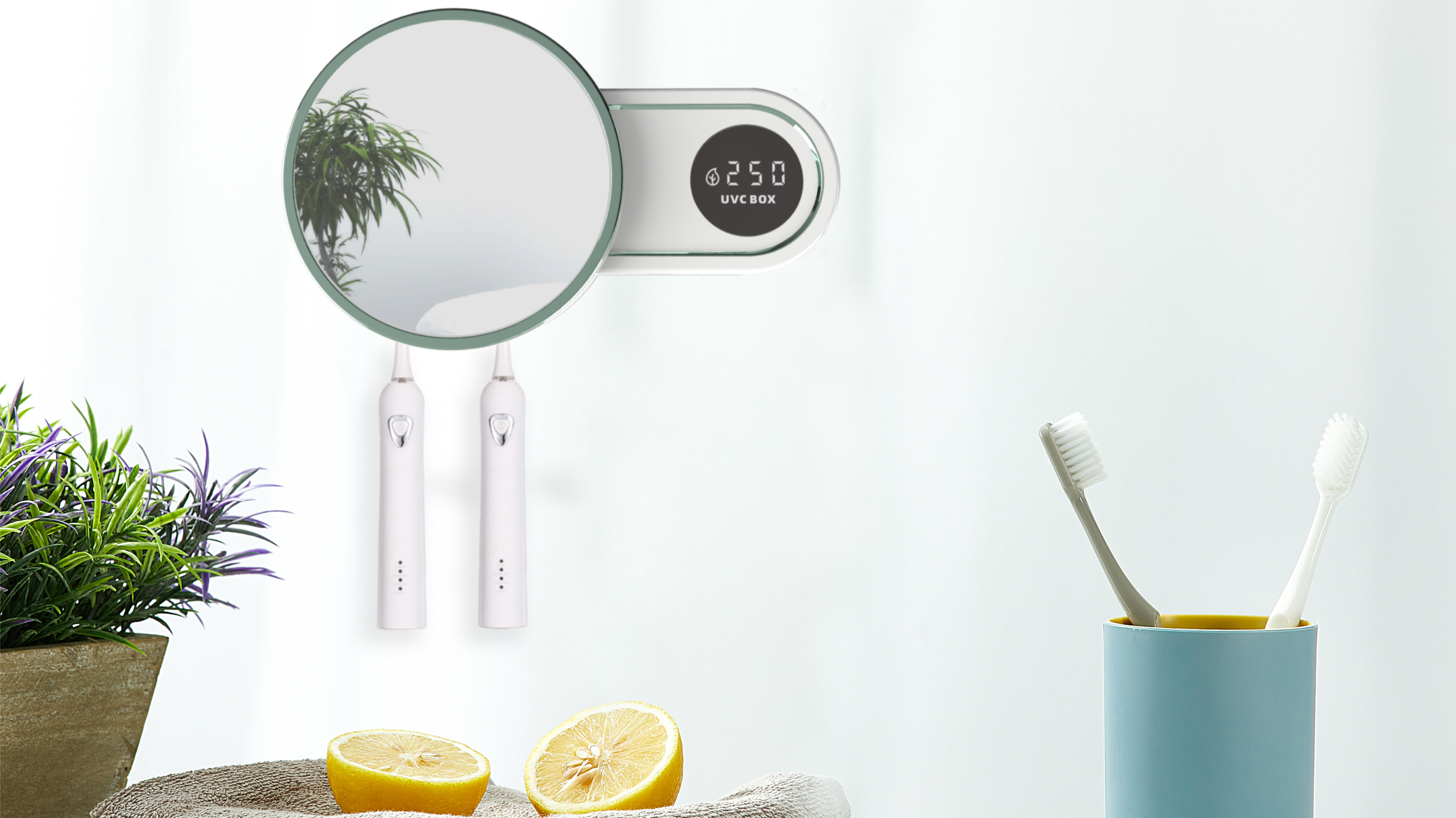 Toothbrush sterilizer/multifunctional cooking machine/air circulation fan/，