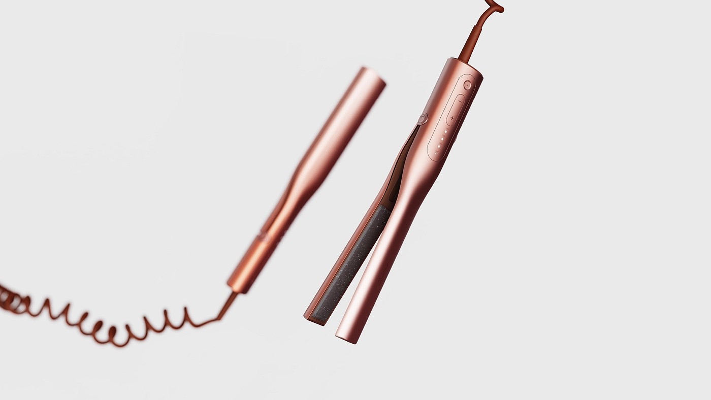 product design，industrial design，sample reels，Keyshot rendering，Hair stick，Postgraduate entrance examination retest，