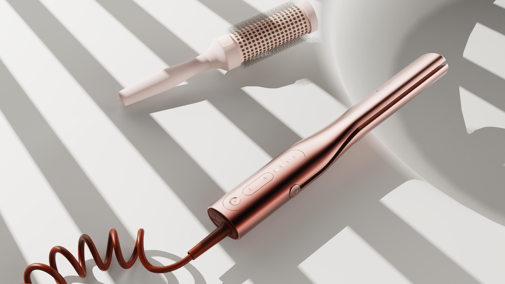 product design，industrial design，sample reels，Keyshot rendering，Hair stick，Postgraduate entrance examination retest，