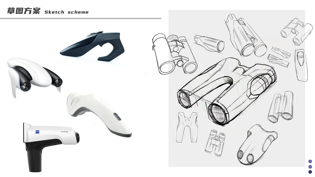 industrial design，product design，telescope，