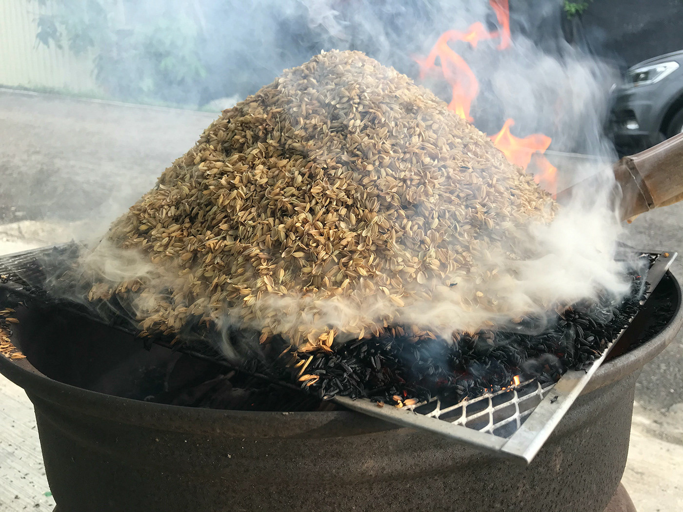 chair，furniture，originality，RICE HUSK STOOL，