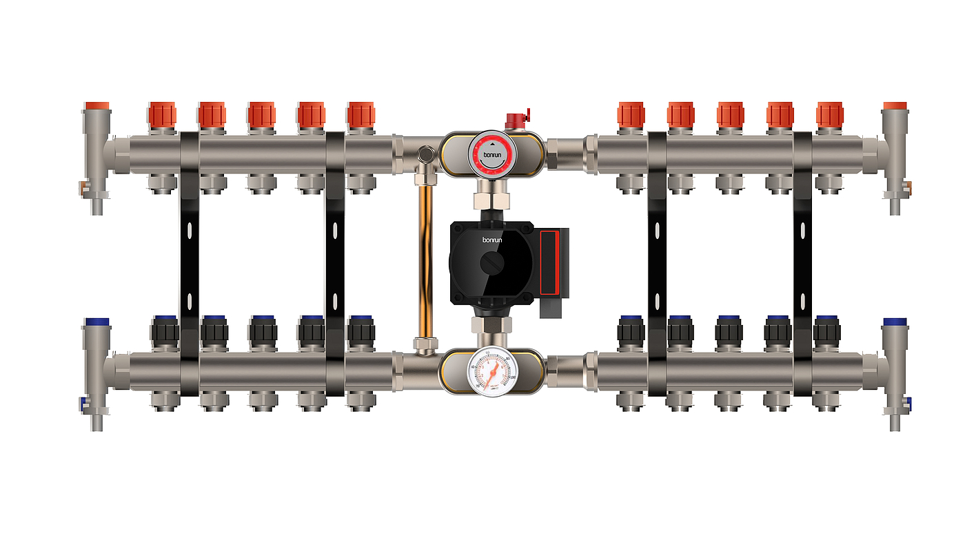 Dirt remover，HVAC controller，Control valve，Water separator，