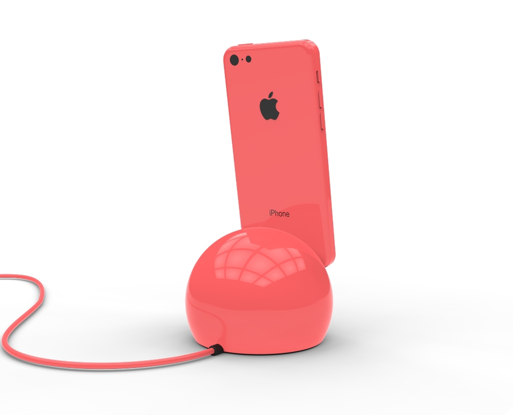 iPhone 5C，Docking station，Digital，product design，industrial design，