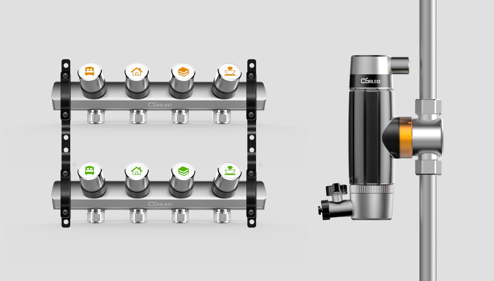 Dirt remover，HVAC controller，Control valve，Water separator，