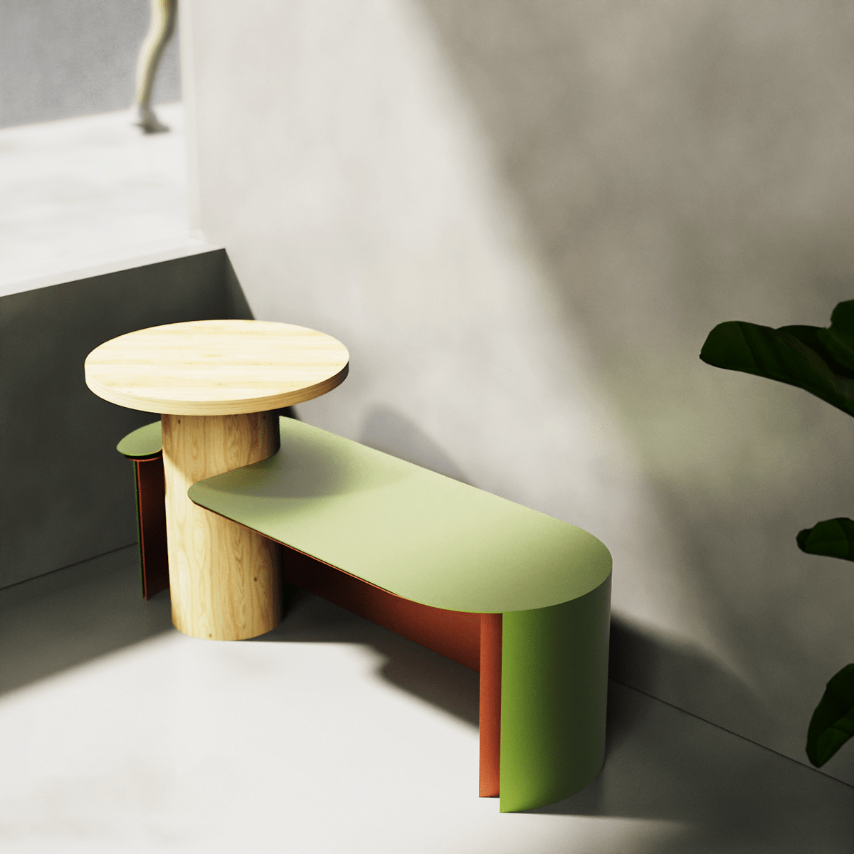 I .T.S.T，furniture，Table，chair，