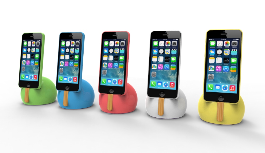 iPhone 5C，Docking station，Digital，product design，industrial design，