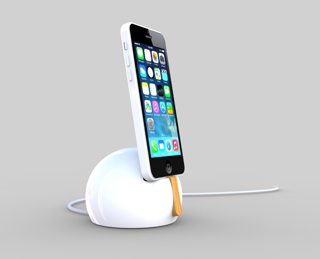 iPhone 5C，Docking station，Digital，product design，industrial design，