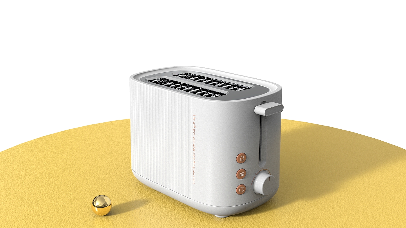 household electrical appliances，industrial design，Bread machine，Simplicity，Appearance design，
