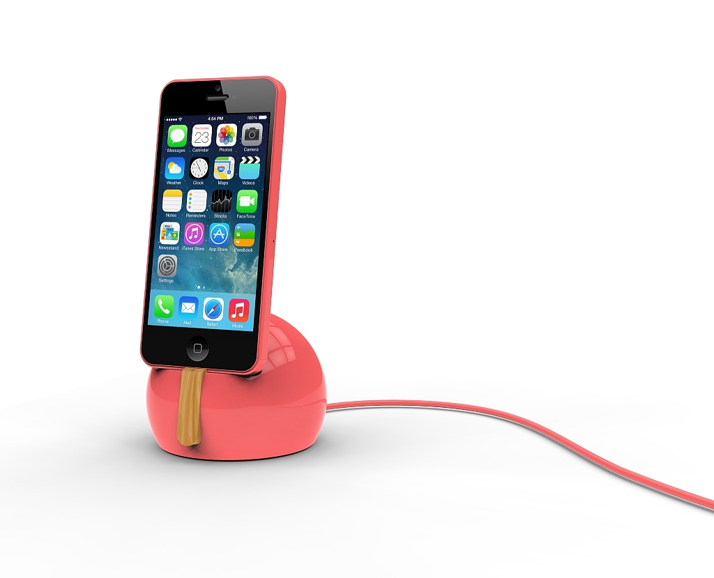 iPhone 5C，Docking station，Digital，product design，industrial design，
