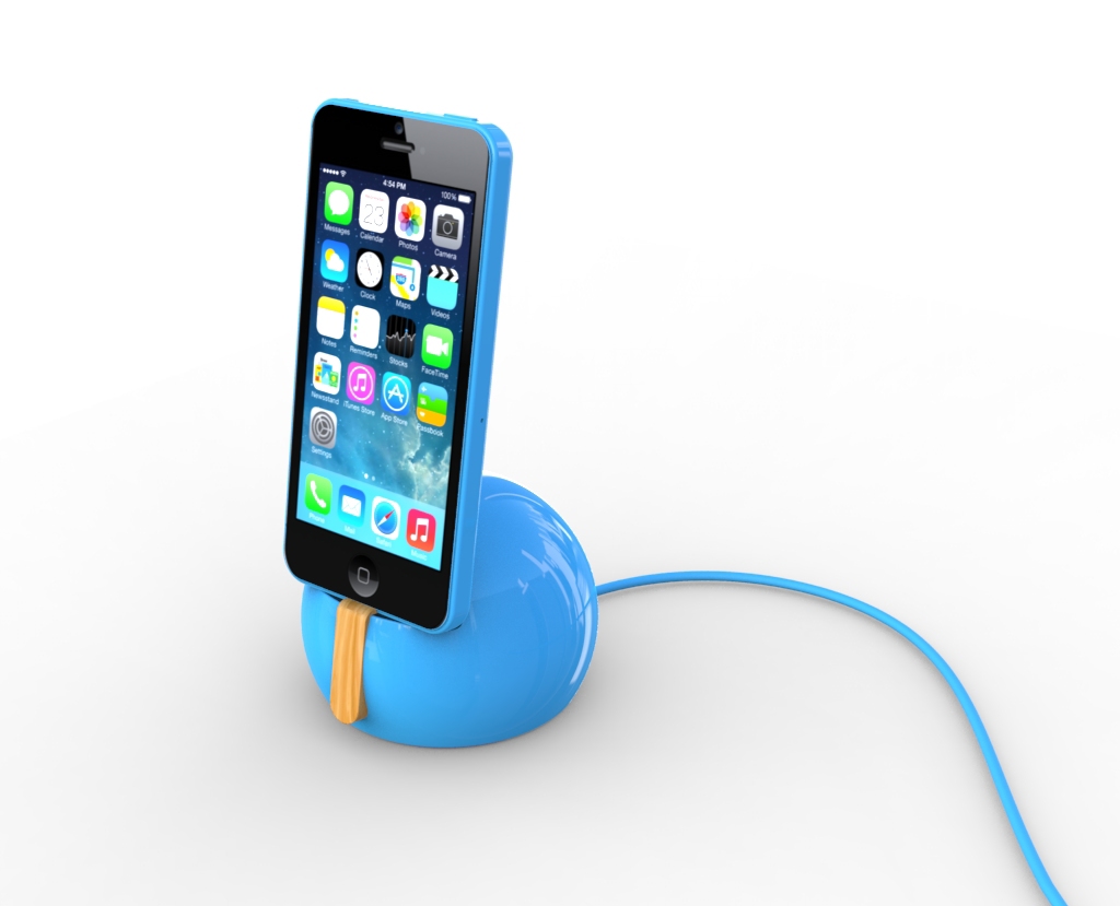 iPhone 5C，Docking station，Digital，product design，industrial design，