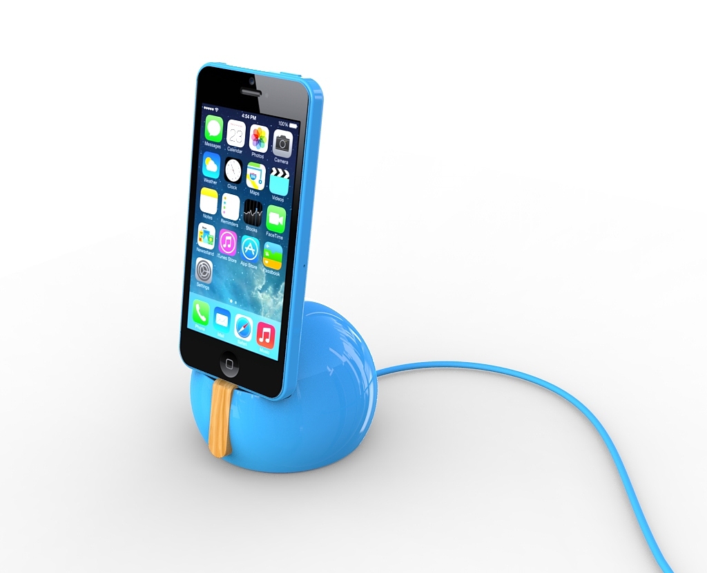 iPhone 5C，Docking station，Digital，product design，industrial design，