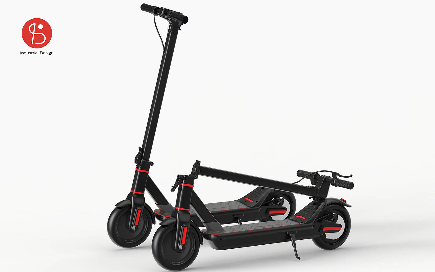 Electric scooter, appearance design, structural design，