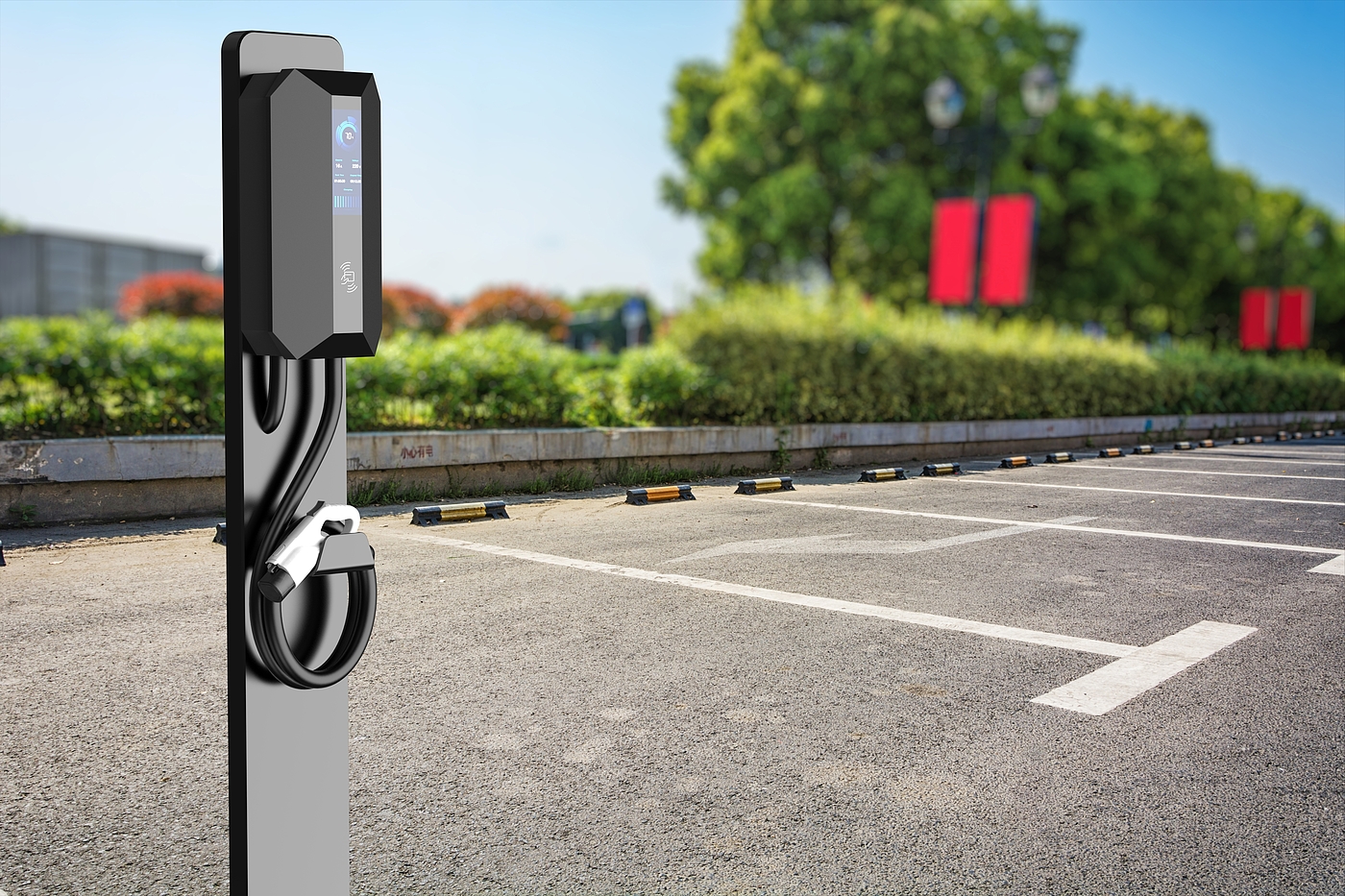 Charging pile，intelligence，automobile，new energy，Wall mounted，Innovative intelligence，Appearance design，vehicle，