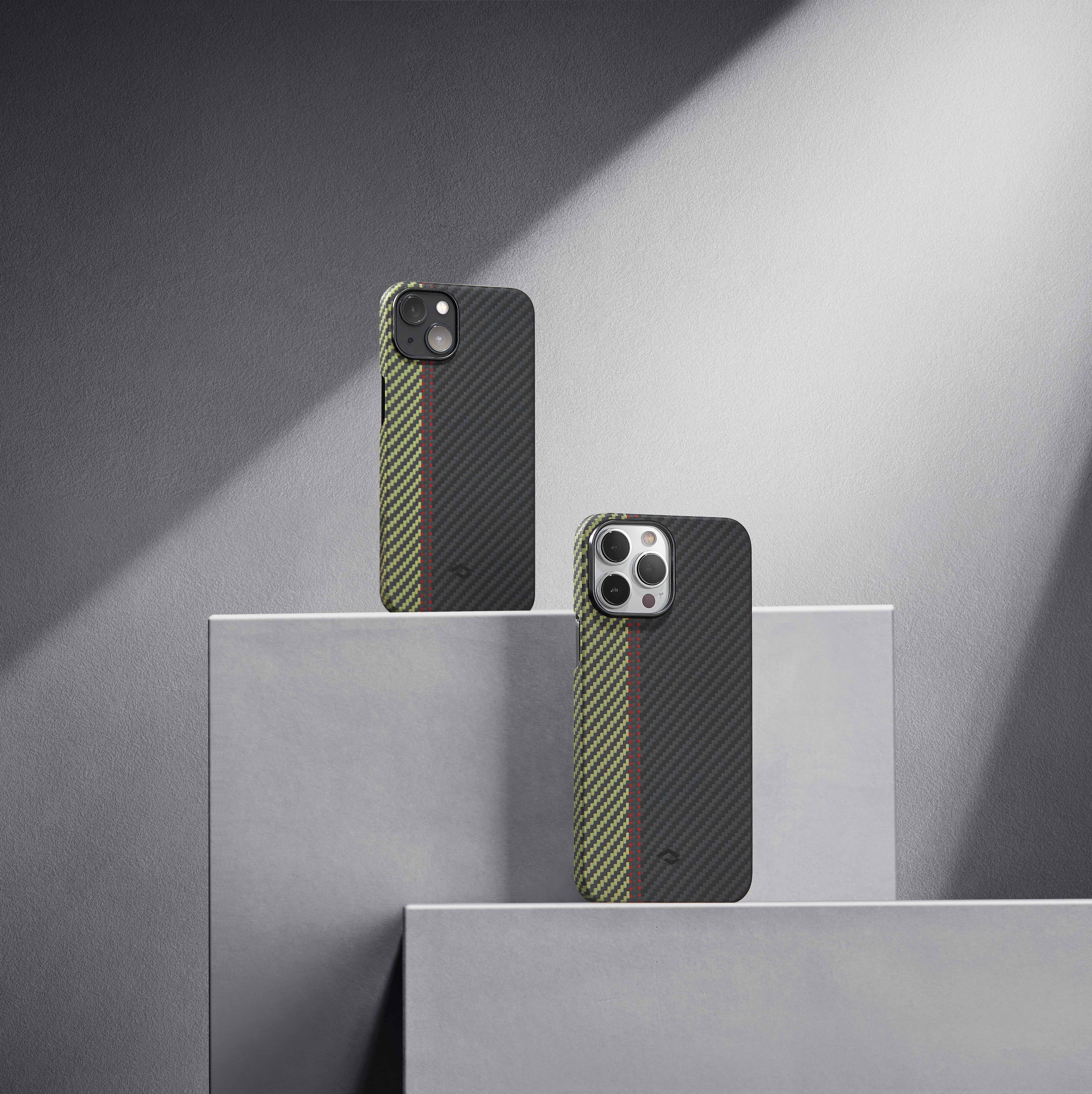 Pitaka，PITAKA phone case，Kevlar phone case，Carbon fiber mobile phone case，Floating fabric series，Kevlar Woven，product design，13 phone case，