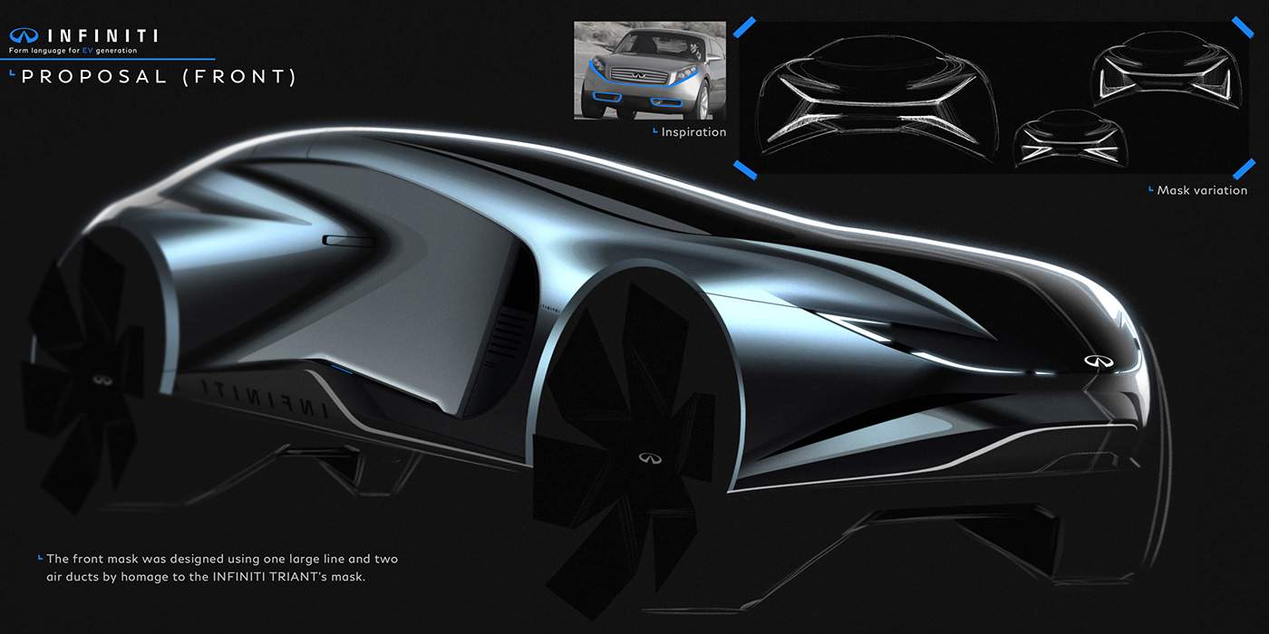 INFINITI VEVEL，automobile，vehicle，Hand drawn，