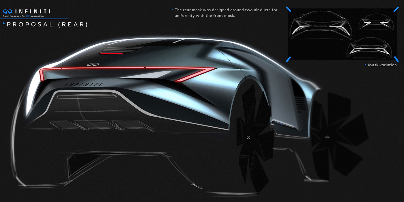 INFINITI VEVEL，automobile，vehicle，Hand drawn，