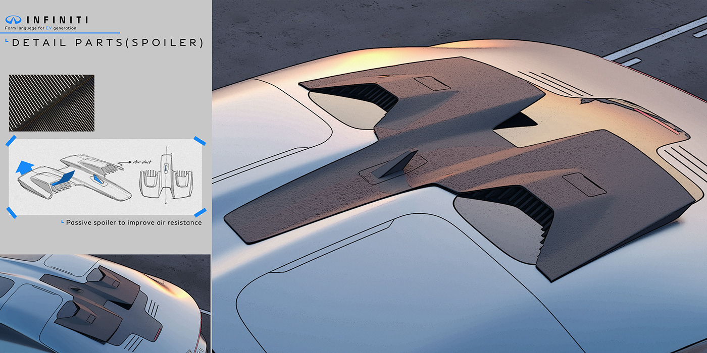 INFINITI VEVEL，automobile，vehicle，Hand drawn，