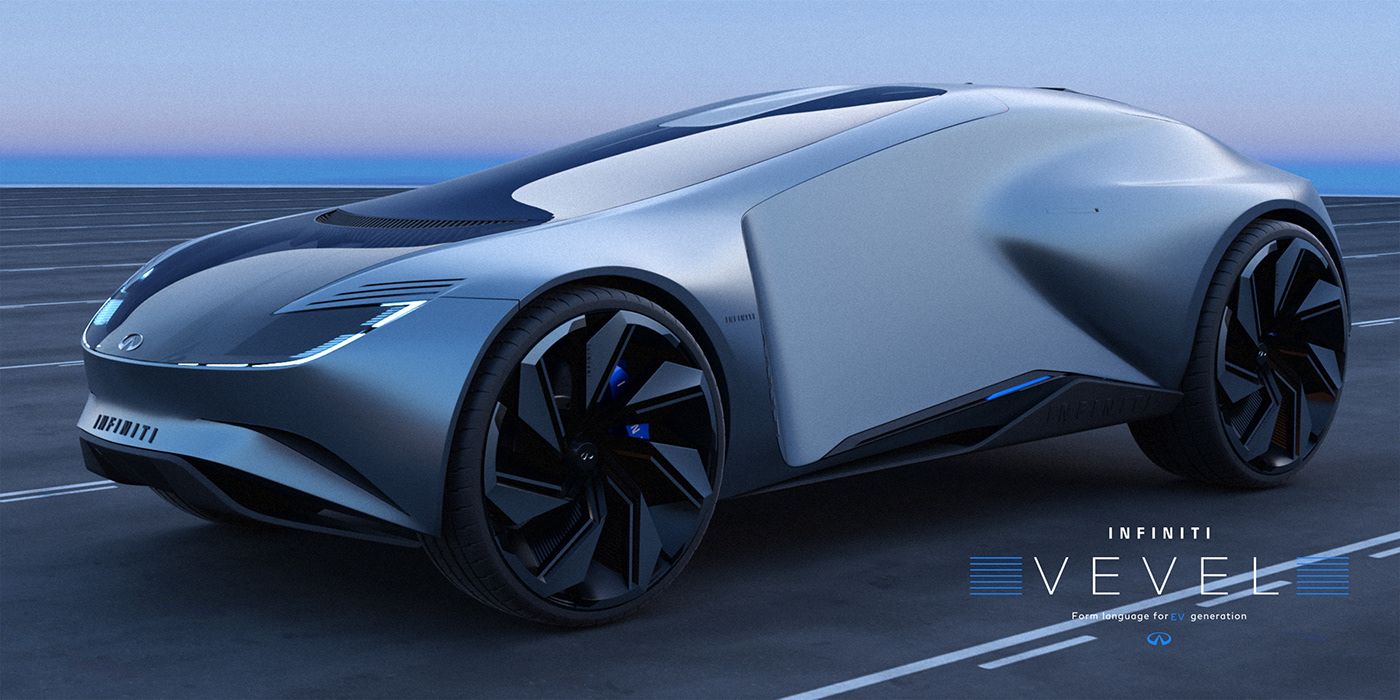 INFINITI VEVEL，automobile，vehicle，Hand drawn，