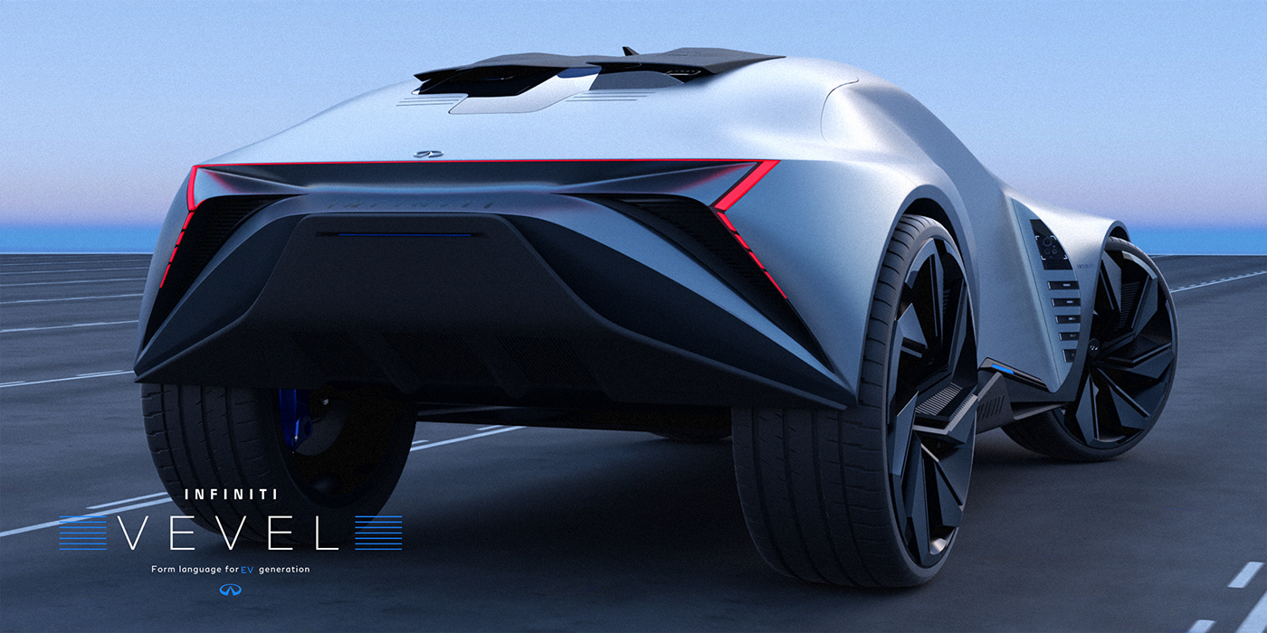 INFINITI VEVEL，automobile，vehicle，Hand drawn，
