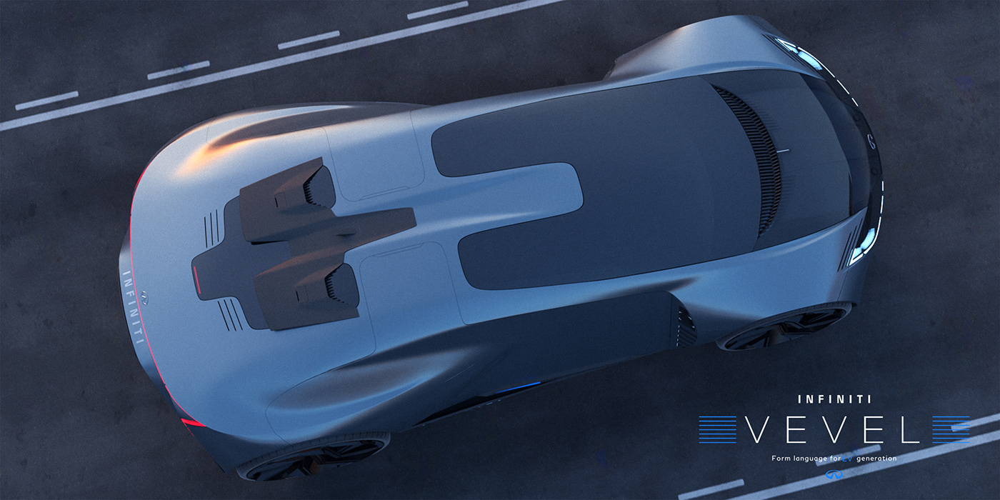 INFINITI VEVEL，automobile，vehicle，Hand drawn，