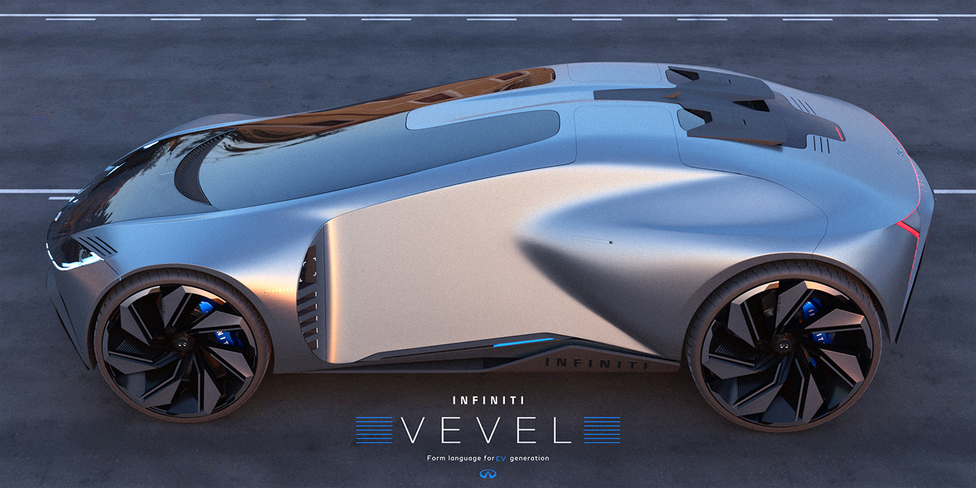 INFINITI VEVEL，automobile，vehicle，Hand drawn，