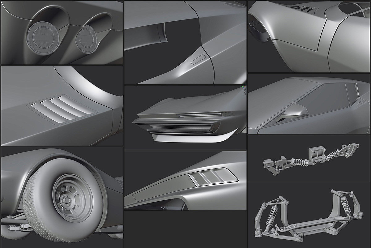 Mantra，automobile，vehicle，3D modeling，