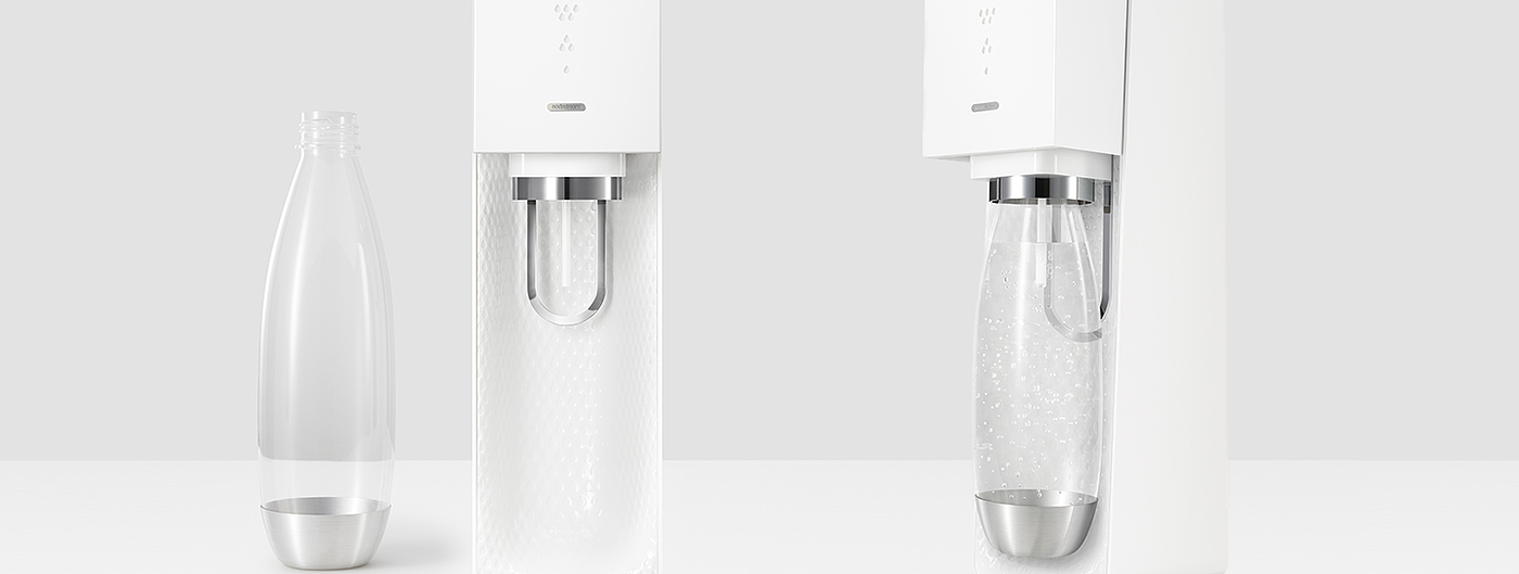 Carbonated water production，Kitchen and bathroom appliances，product design，Minimalist design ，Mellow，