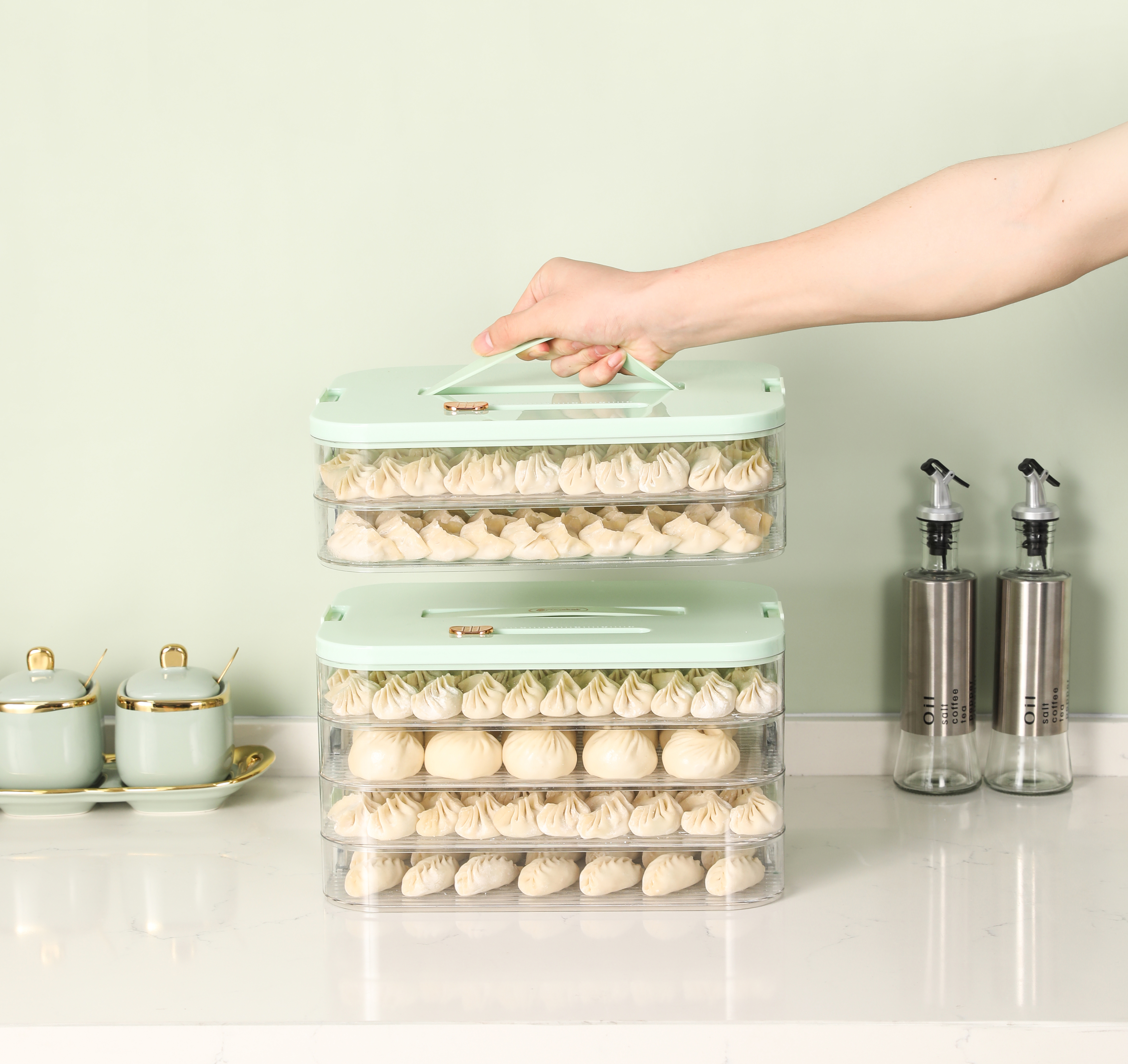 Multifunctional dumpling box，