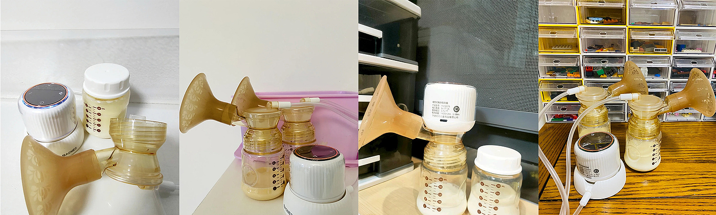 Mother and baby，Breast pump，