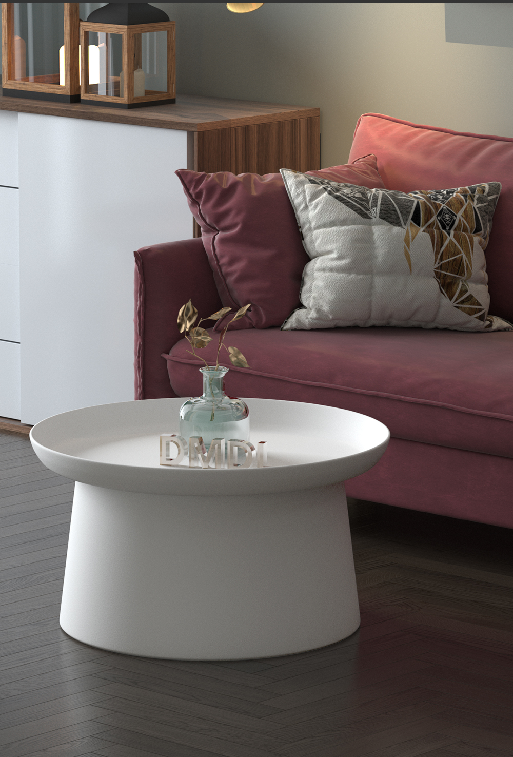 Detail page，tea table，Plastic tea table，online retailers，3D rendering，