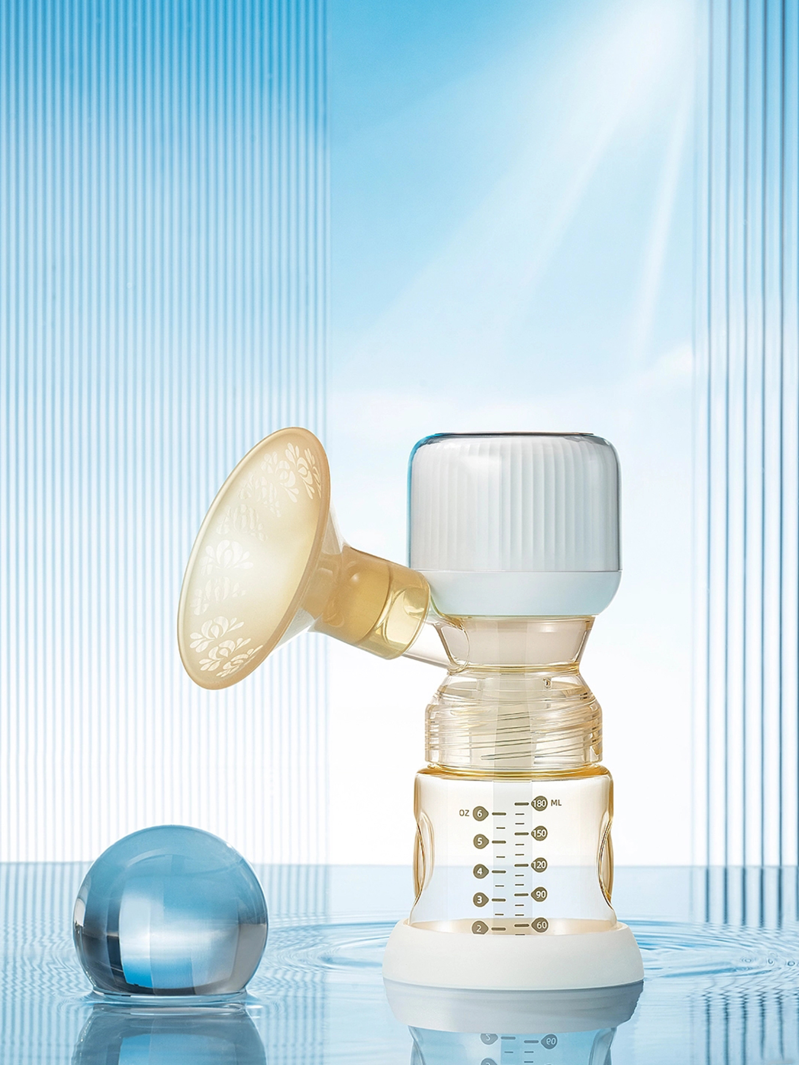 Mother and baby，Breast pump，