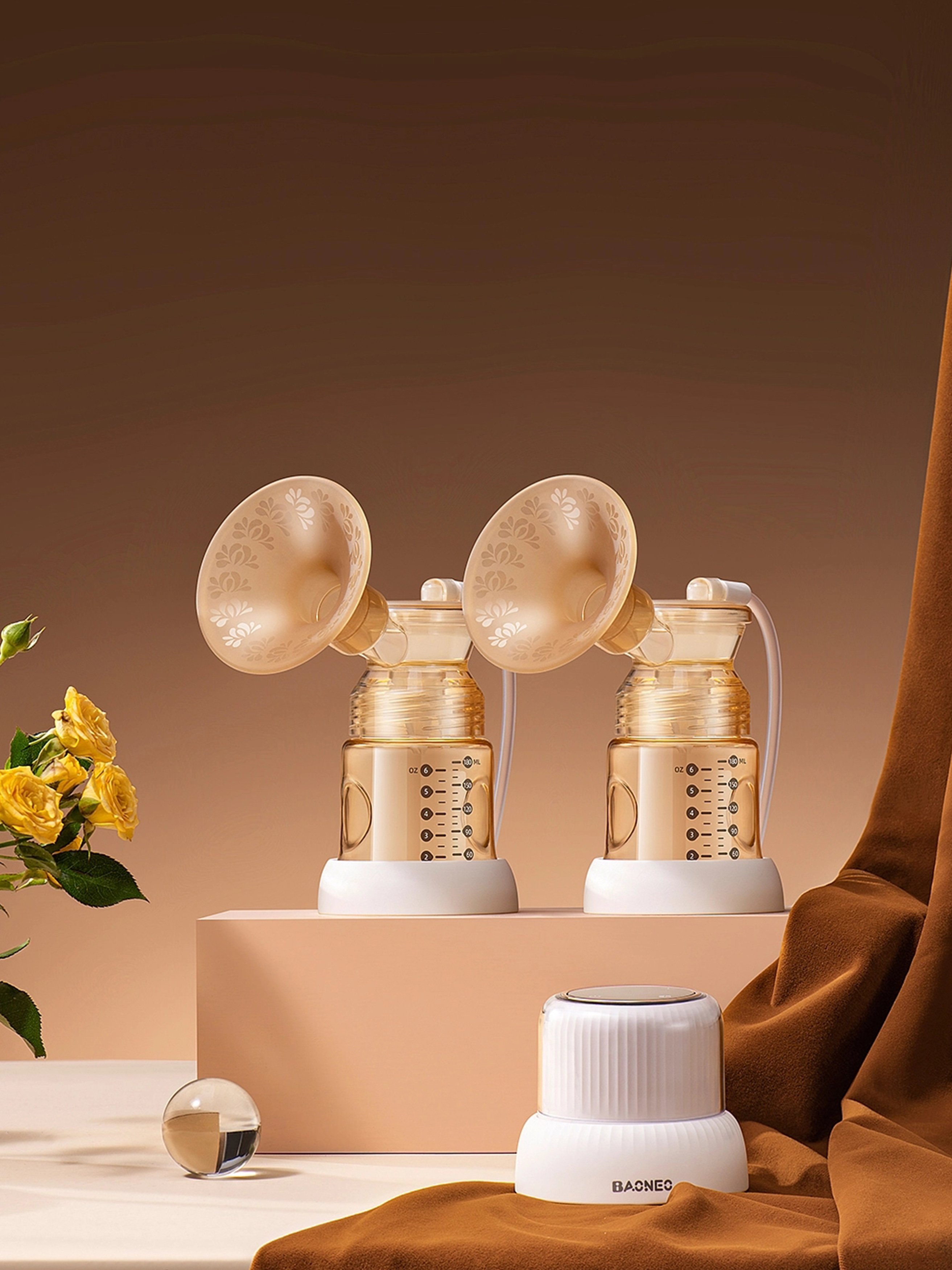 Mother and baby，Breast pump，