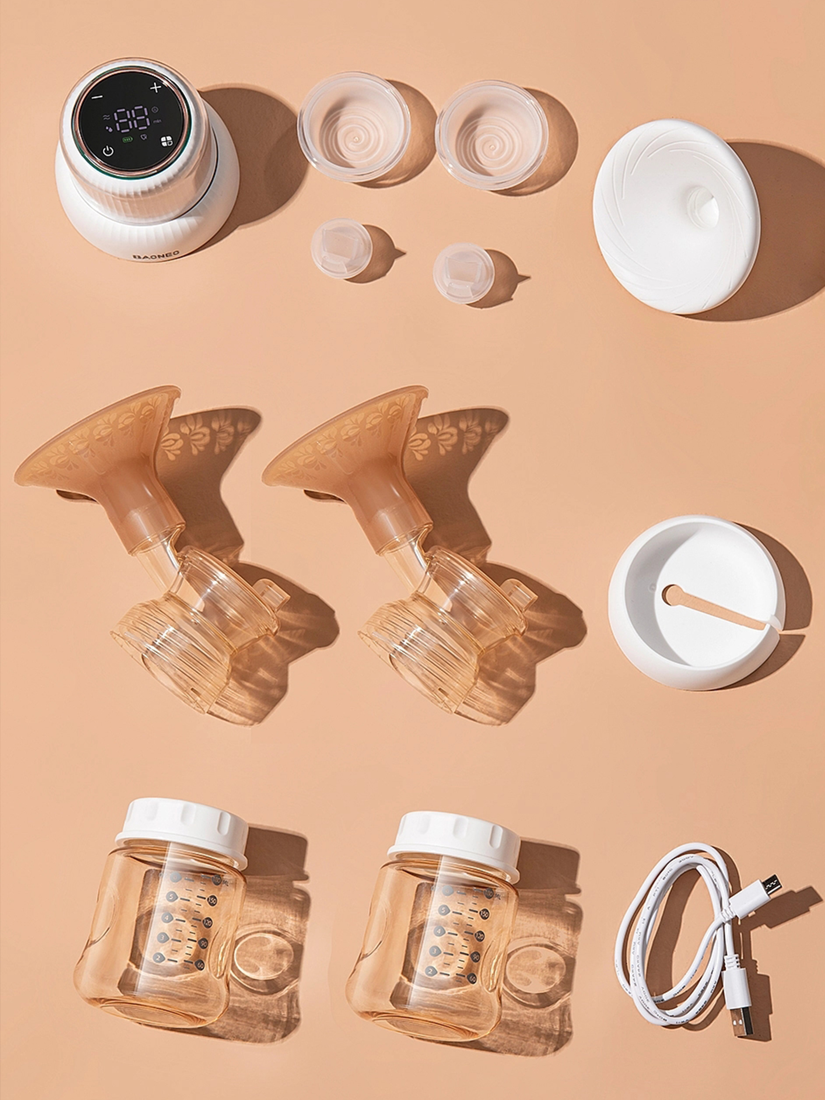 Mother and baby，Breast pump，