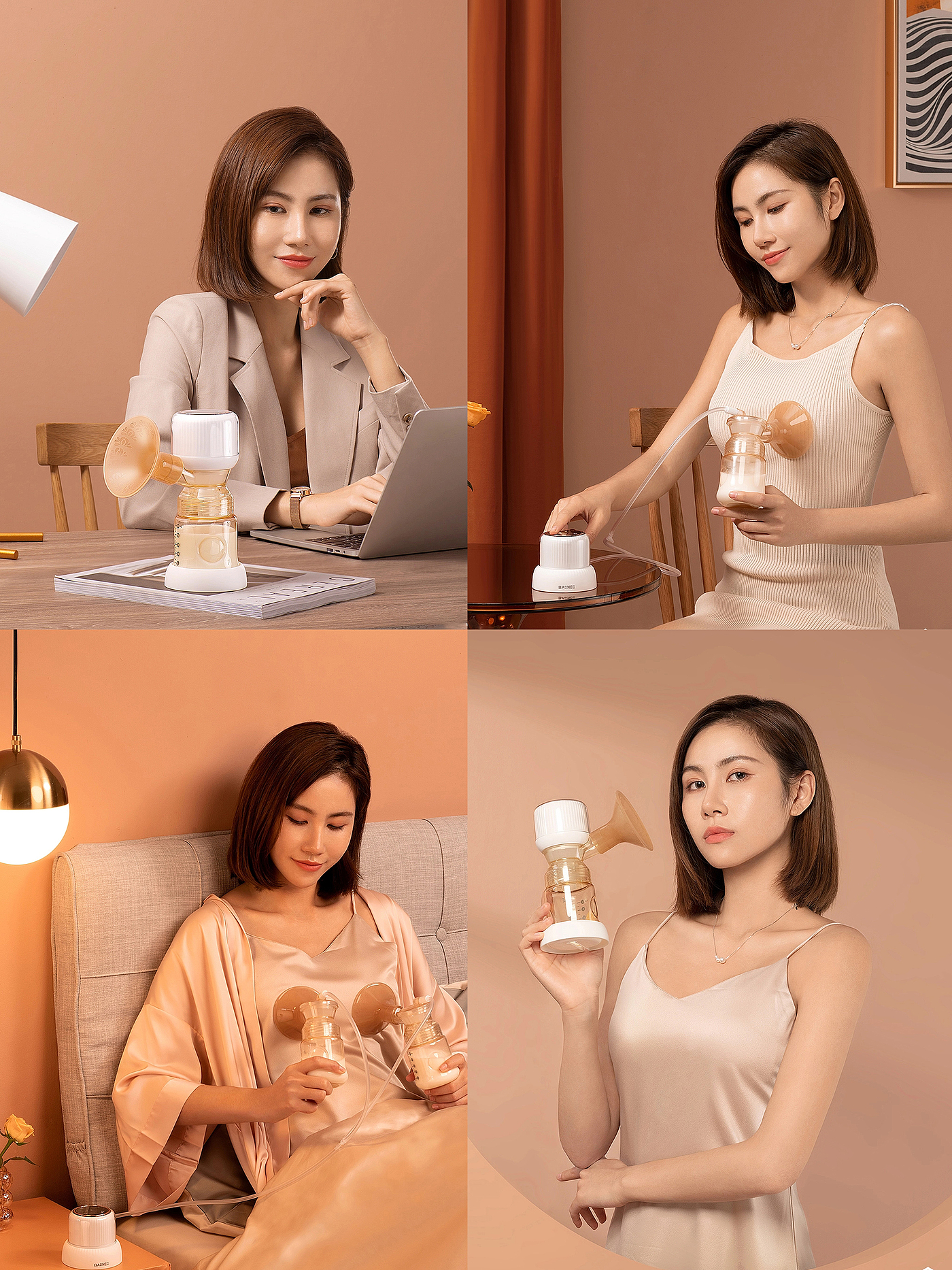 Mother and baby，Breast pump，