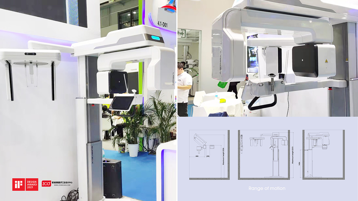 medical apparatus and instruments，medical care，industrial design，Zhijia design，Stomatology Department，oral cavity，CBCT，Four in one，