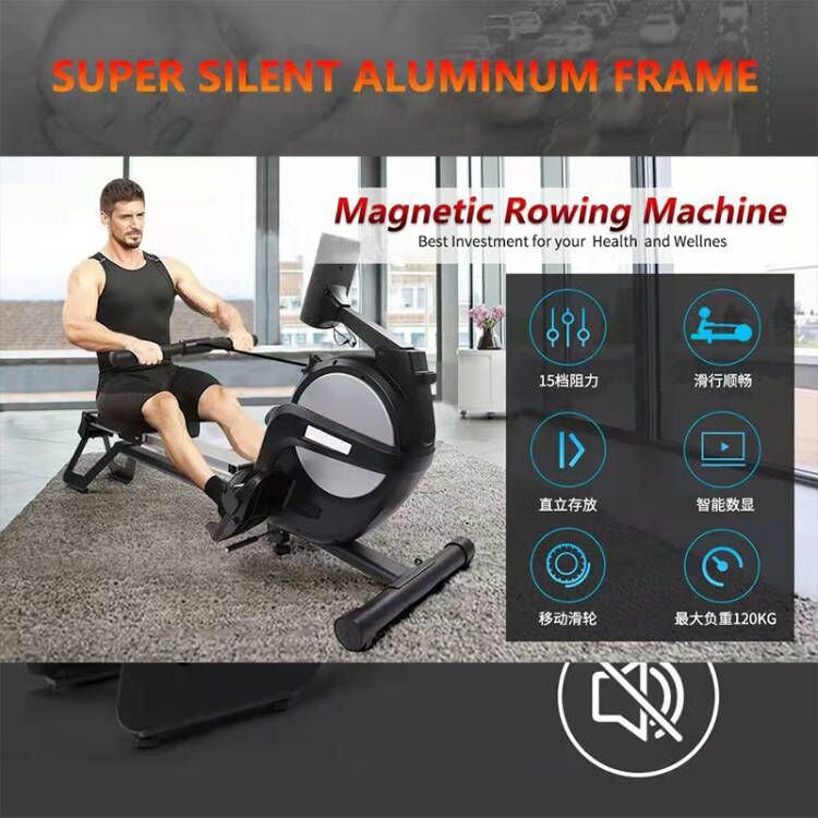 Rowing machine，Magnetically controlled rowing device，